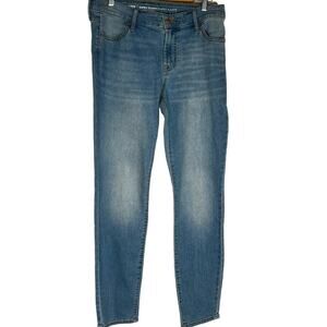 Women Old Navy Super Skinny Midrise Mid wash Jeans 10 NWT